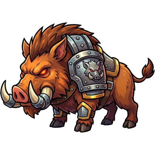 Armored boar